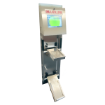 HF-2S Hand & Foot Monitor with detectors folded out