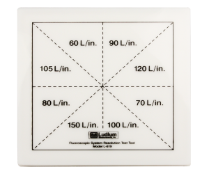 L-619 Fluorscopic Resolution Test Tool