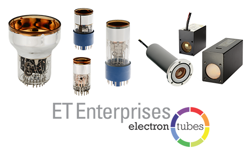 ET Enterprises Photomultipliers and Photodetector Modules with Logo