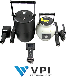 VPI Radiological Detection System and logo